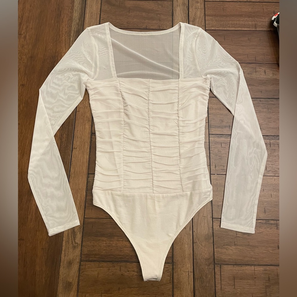 A&F long sleeve bodysuit